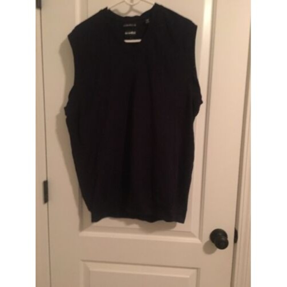Bolle' Golf Men's Sweat Vest Size Large Blackish Bluish